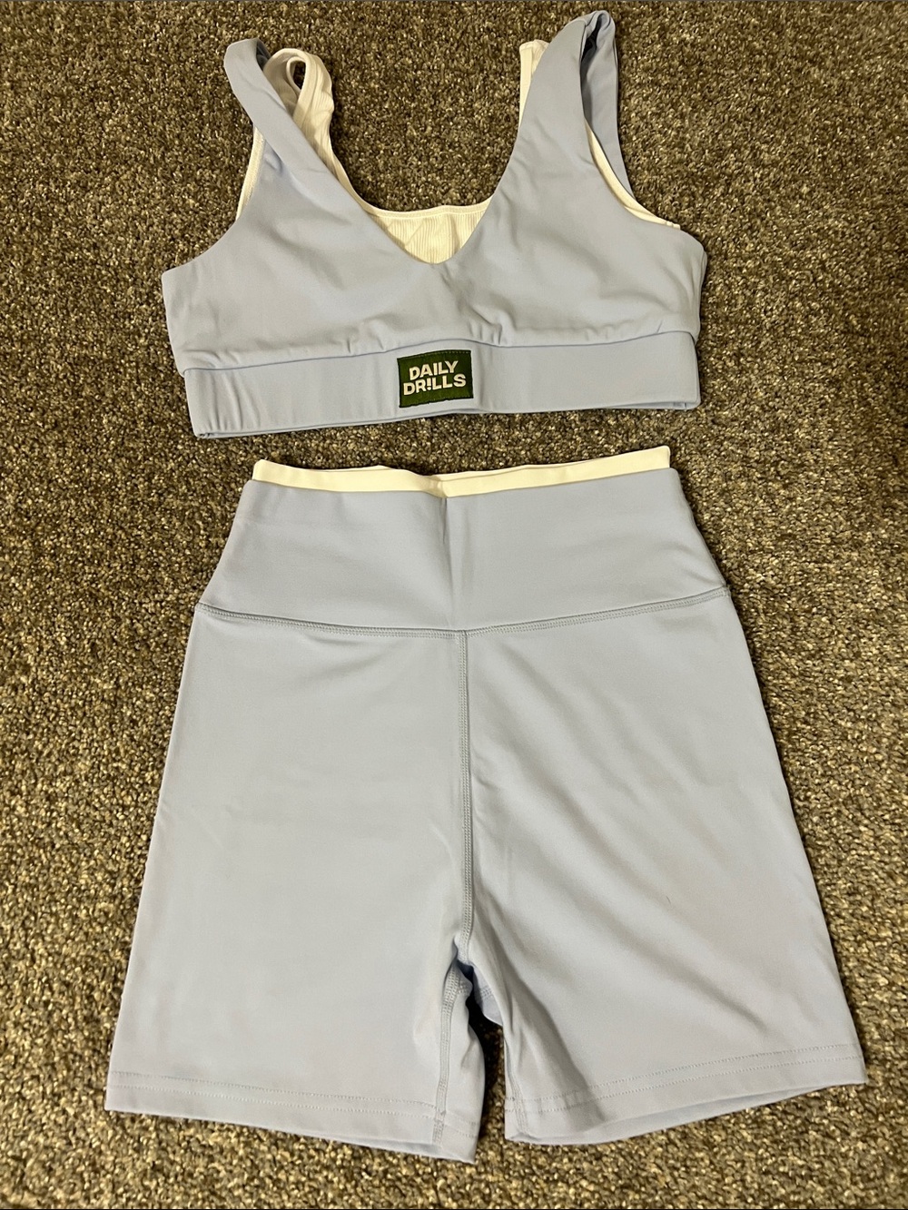 Daily Drills Pale Blue Reversible set